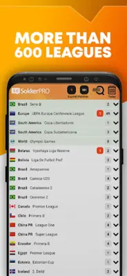 Live Score, Tips, SokkerPRO android App screenshot 2